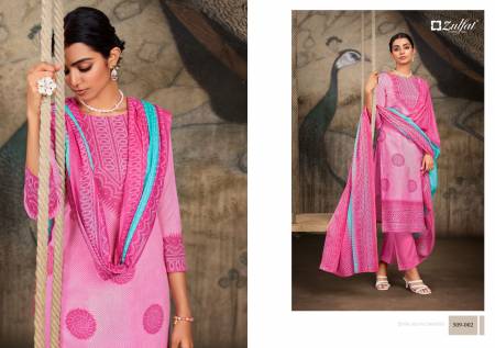 Adeena By Zulfat Printed Cotton Dress Material Catalog
